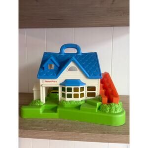 Vintage Fisher Price Little People Play House 1990 Dollhouse Classic Retro